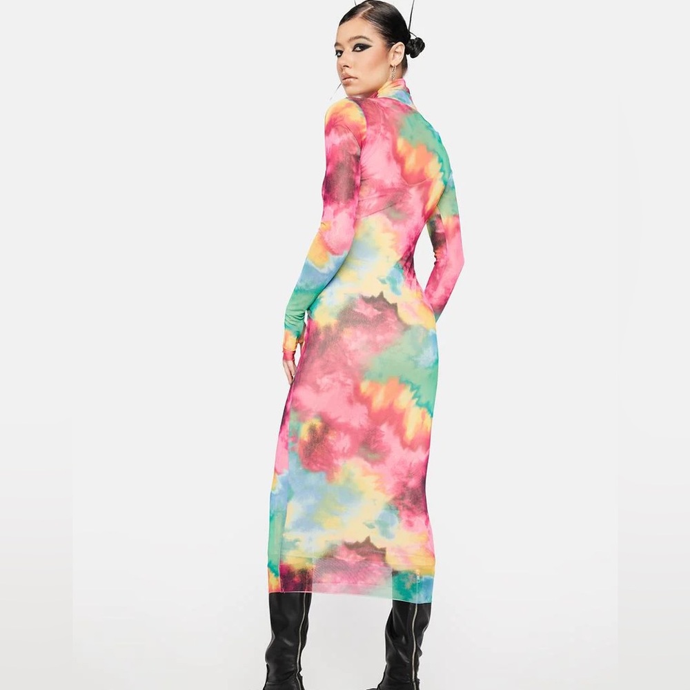 AFRM Shailene Mesh Midi Dress
